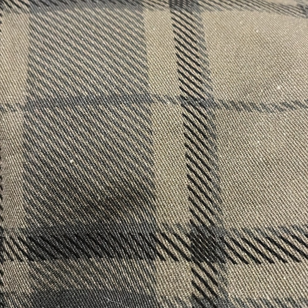 Weworewhat Danielle Bernstein Basic Green Plaid O… - image 3